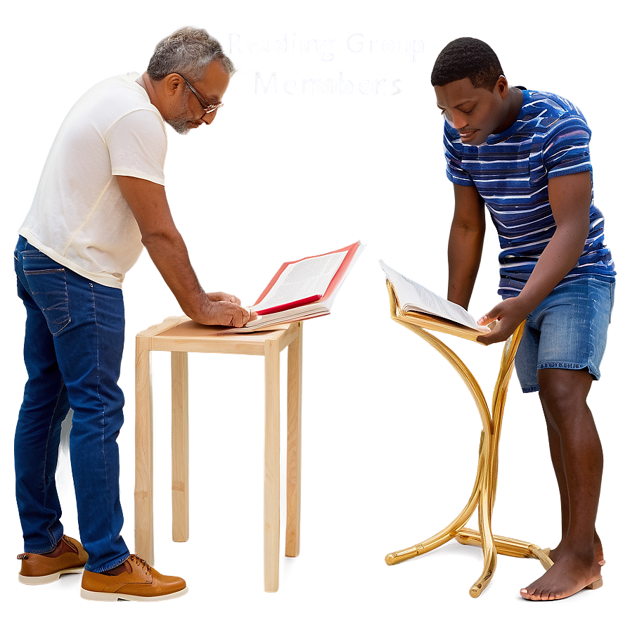 Reading Group Members Png Mmc43 PNG