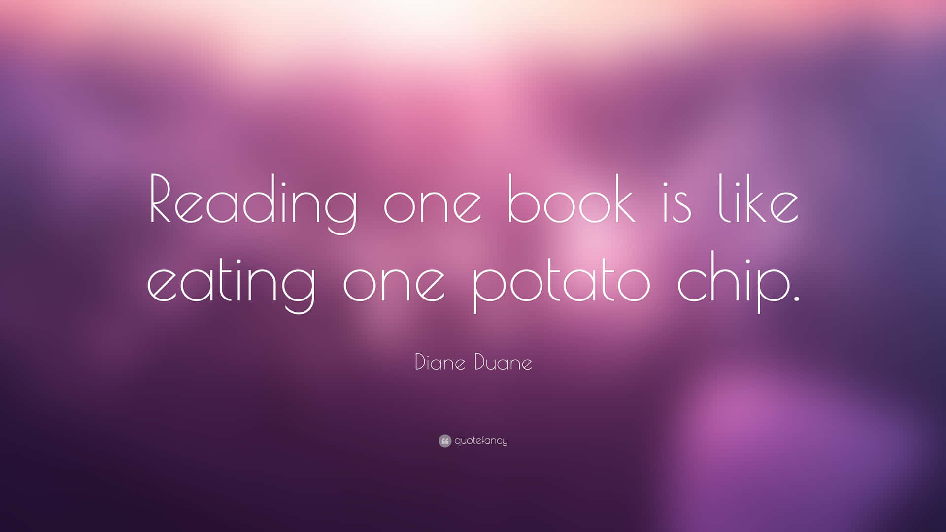 Reading One Book Is Like Eating One Potato Chip