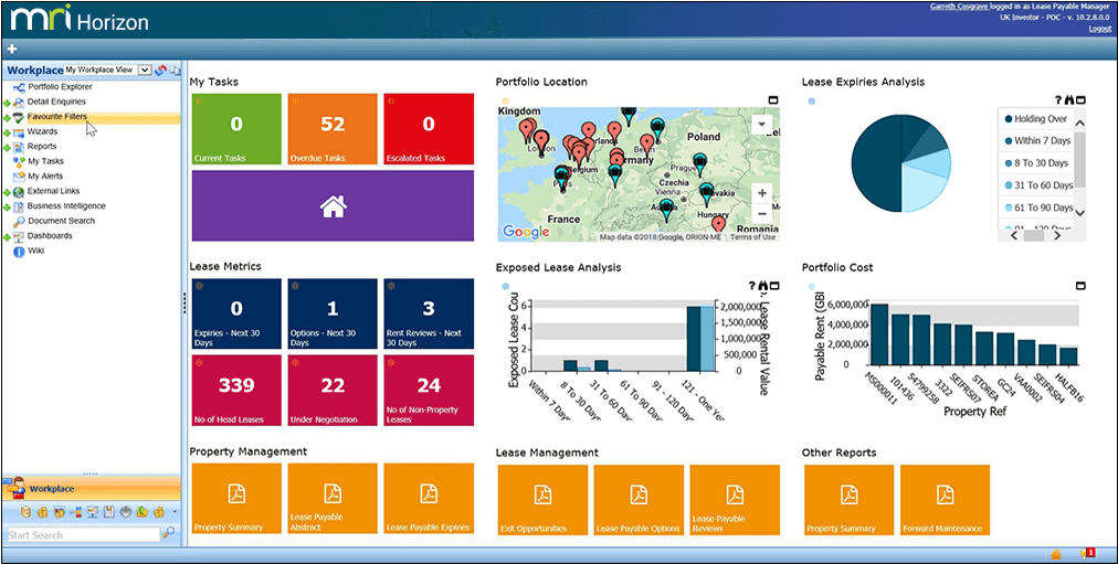 Real Estate Portfolio Management Dashboard PNG