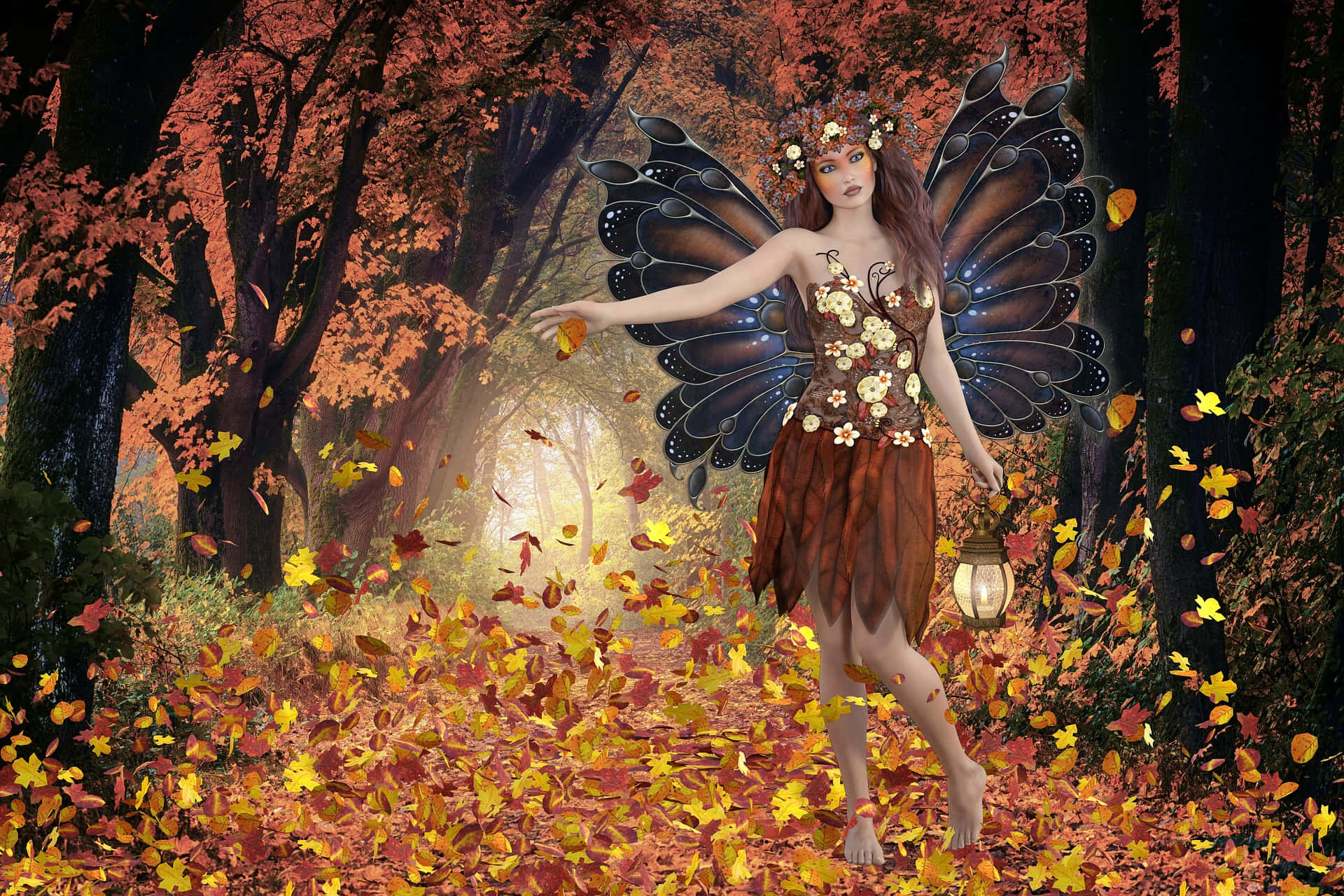 Real Fairy In The Forest Picture
