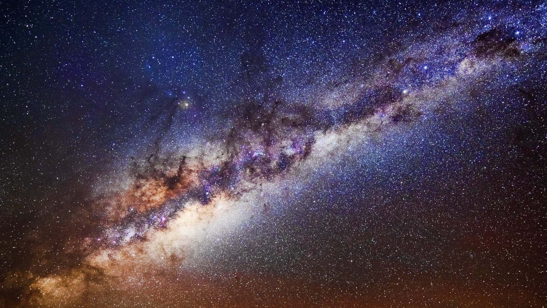 The beauty of the real galaxy beyond our universe