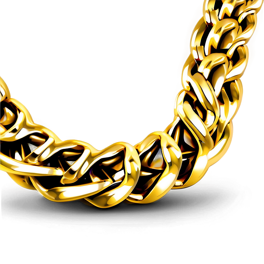 Real Gold Chain Png 05042024 PNG