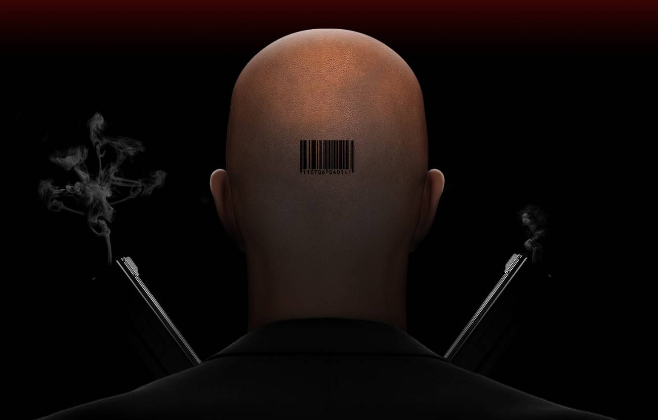 Real Hitman Agent 47 With Barcode Wallpaper