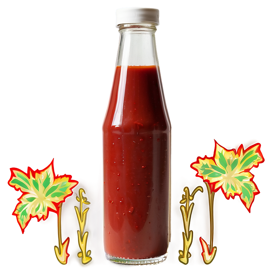 Real Ketchup Bottle Png Bgr32 PNG