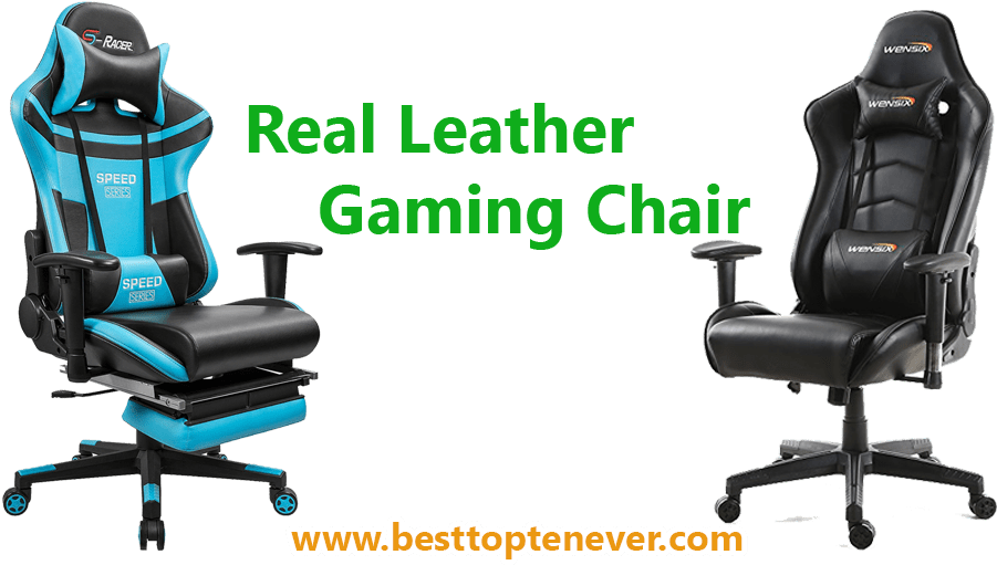 Real Leather Gaming Chair Comparison PNG