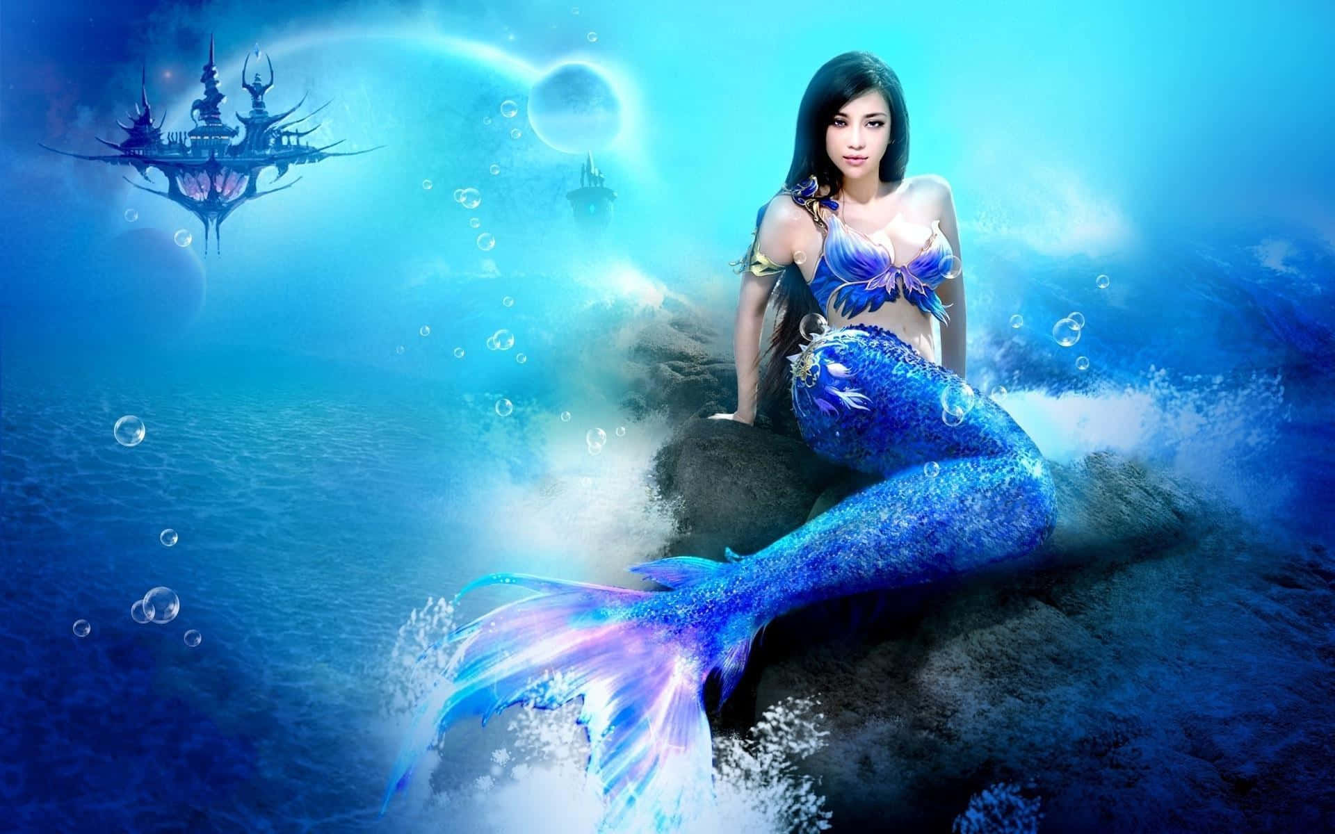 A real-life mermaid inspires with her beauty.