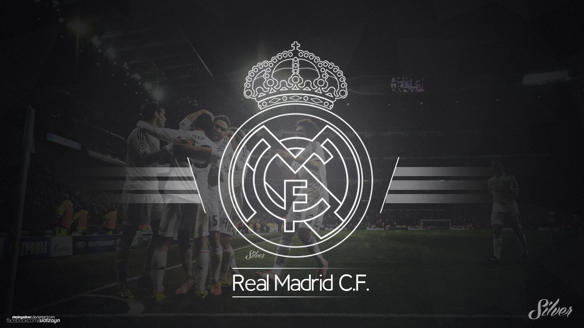 Real Madrid Cf Text Design