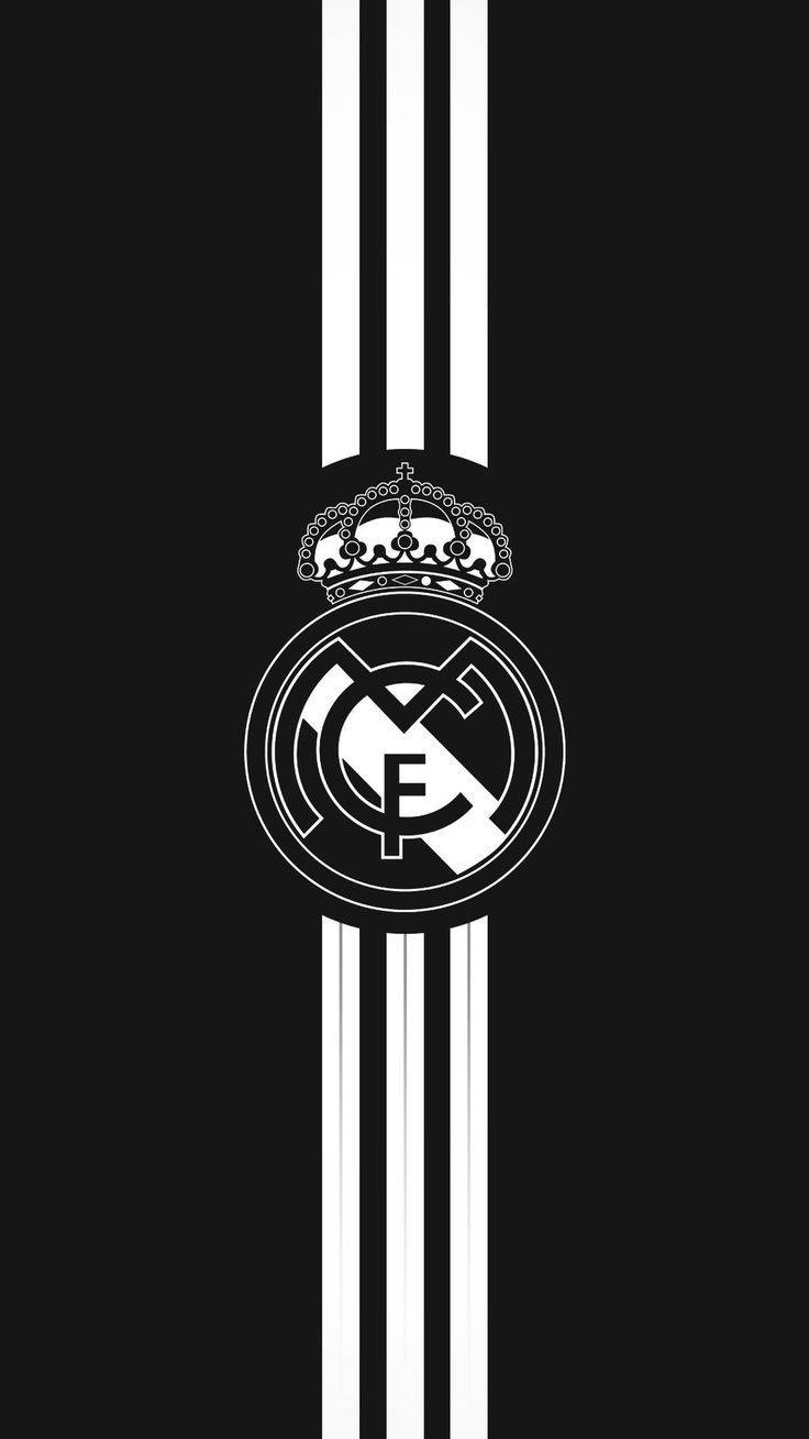 Real Madrid Logo Black Wallpaper