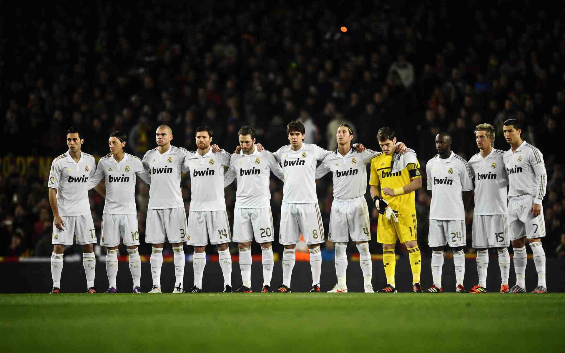 Real Madrid Main Players Line-up