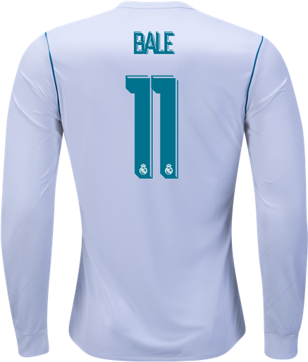 Real Madrid Number11 Jersey Back PNG