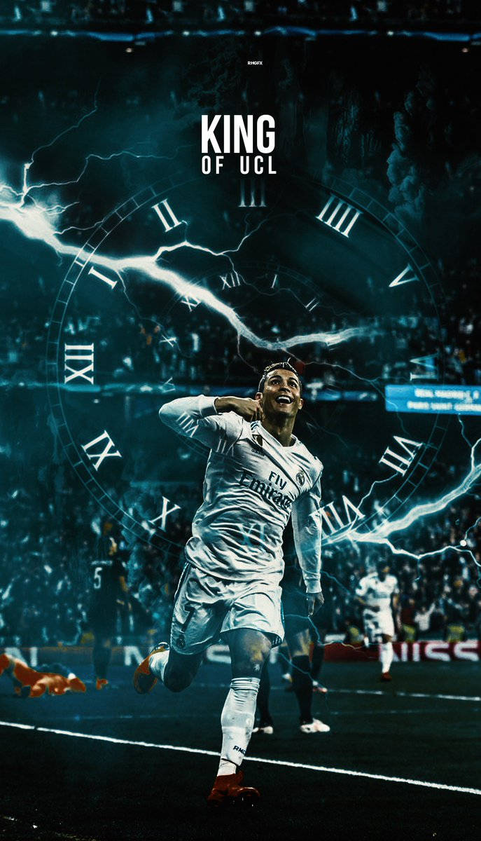 Real Madrid Player Running In Field Wallpaper