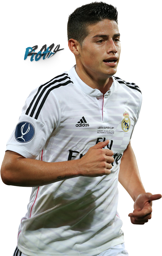 Real Madrid Playerin Action PNG
