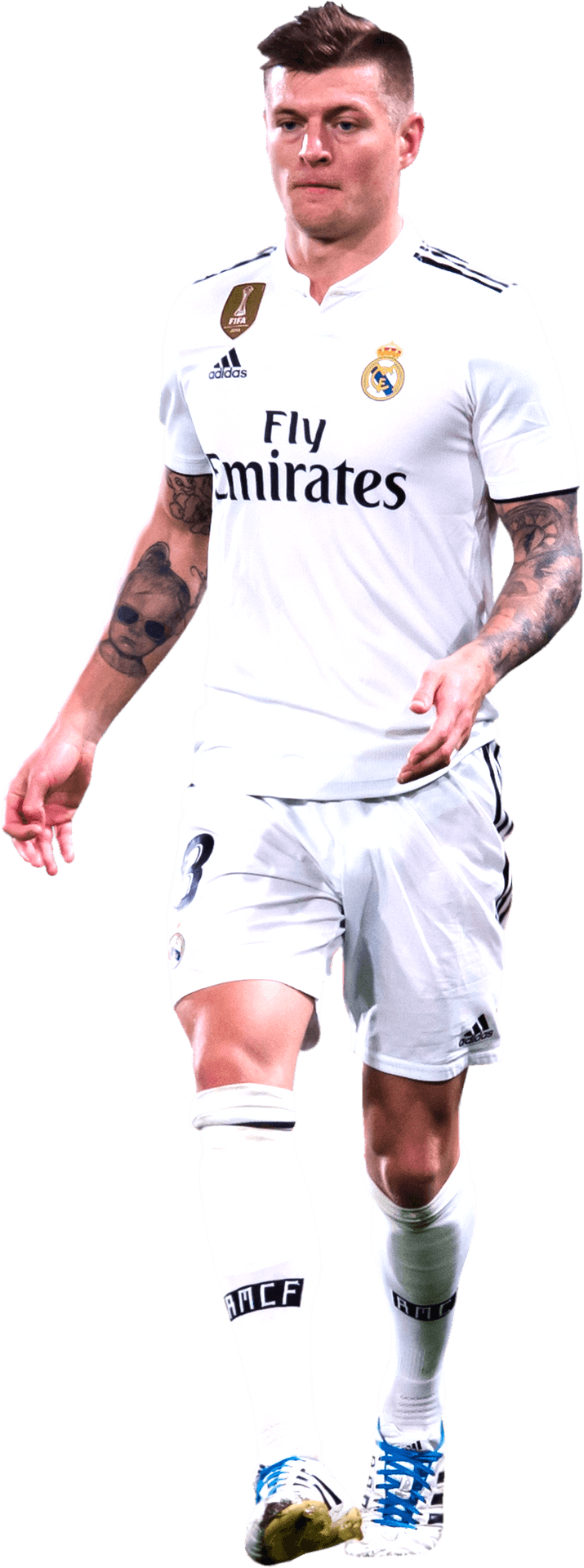 Real Madrid Playerin White Kit PNG