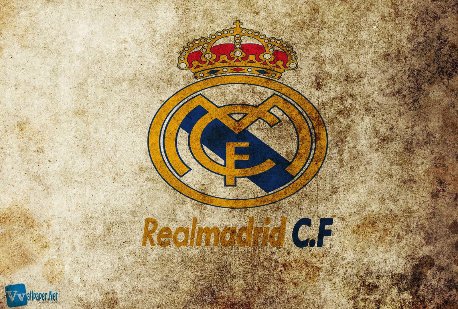 Real Madrid Vintage Logo Wallpaper