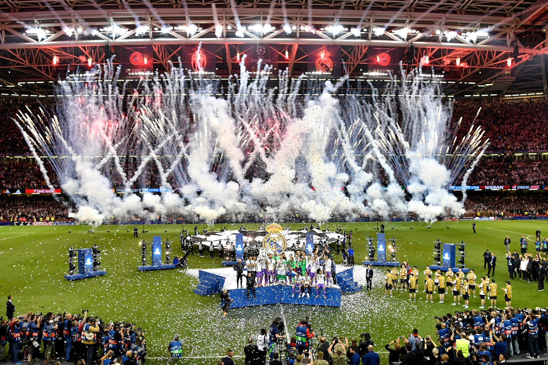 Realmadrid Gewinnt Die Champions League. Wallpaper