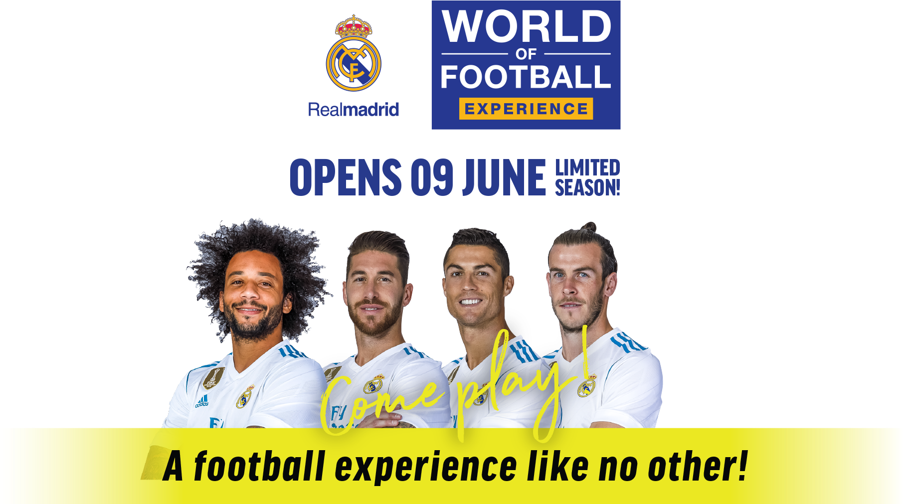 Real Madrid Worldof Football Experience Ad PNG