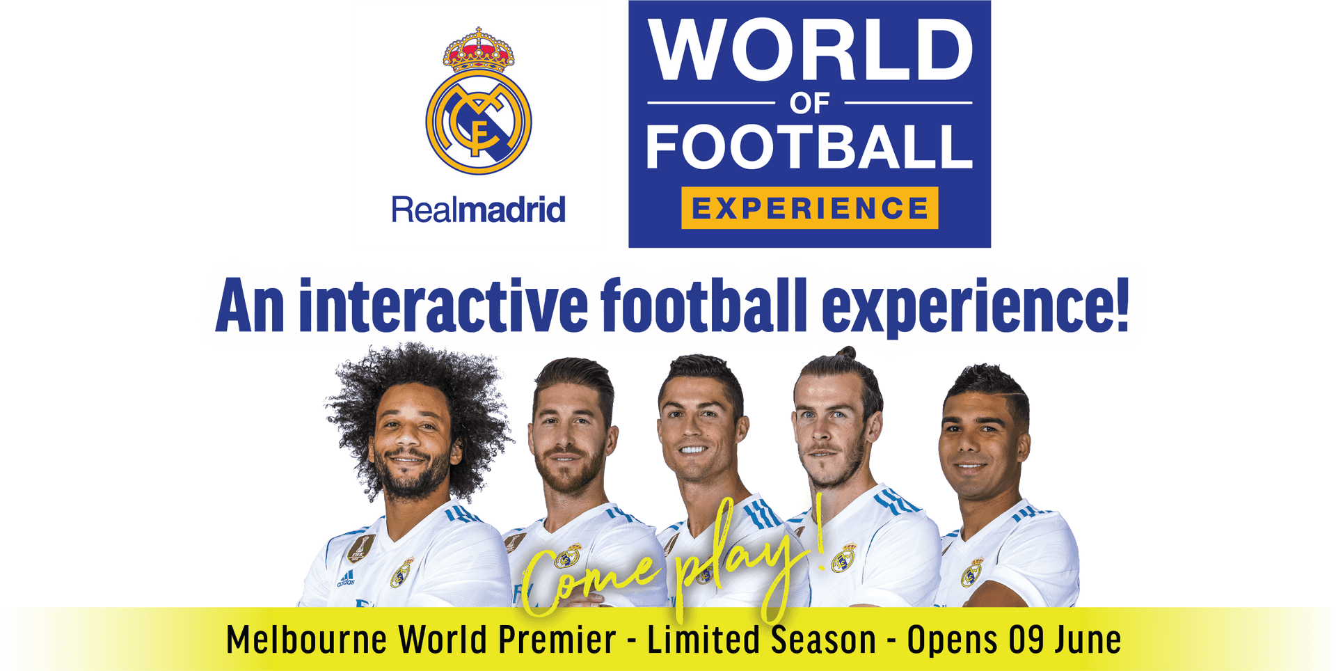 Real Madrid Worldof Football Experience Melbourne Premier PNG