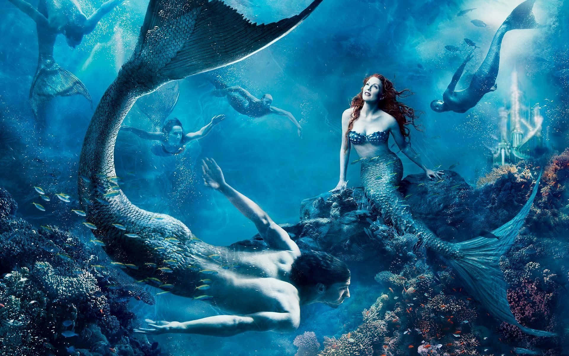 Real Mermaid Julianne Moore Wallpaper