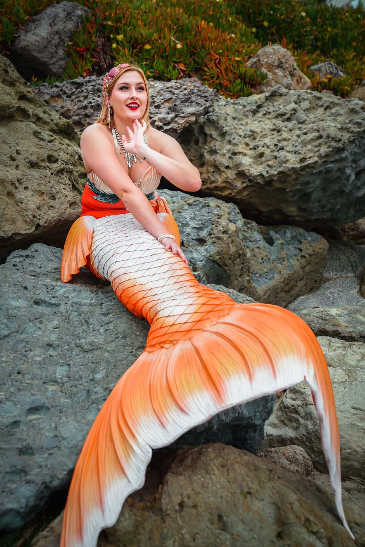 Behold the majestic beauty of a real mermaid!
