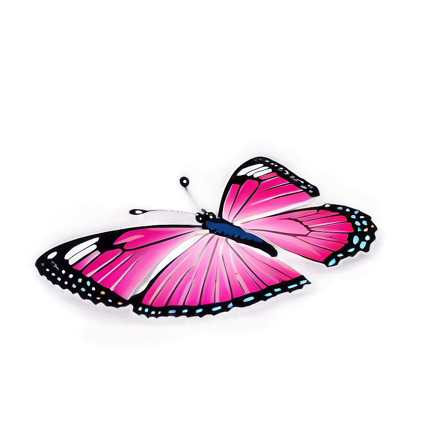 Real Pink Butterfly C PNG