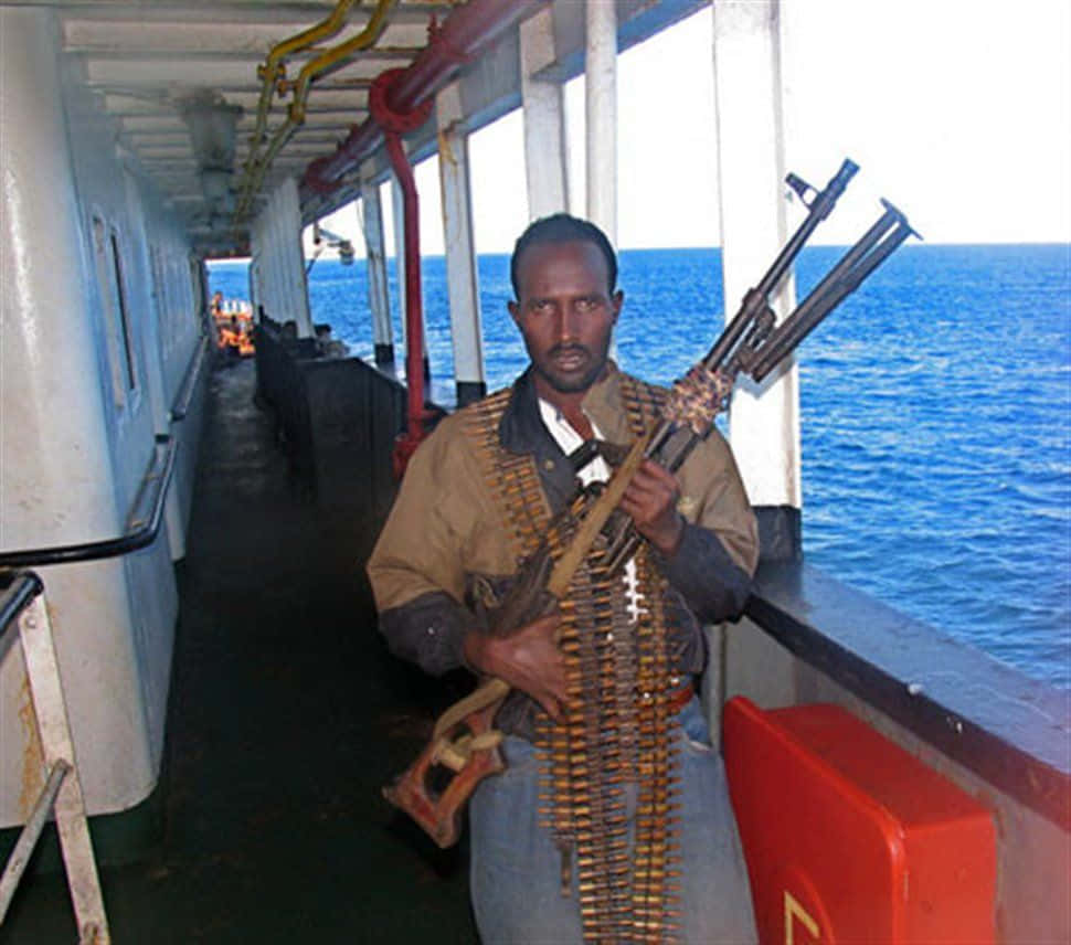 Real Pirate Somalia Armed Picture