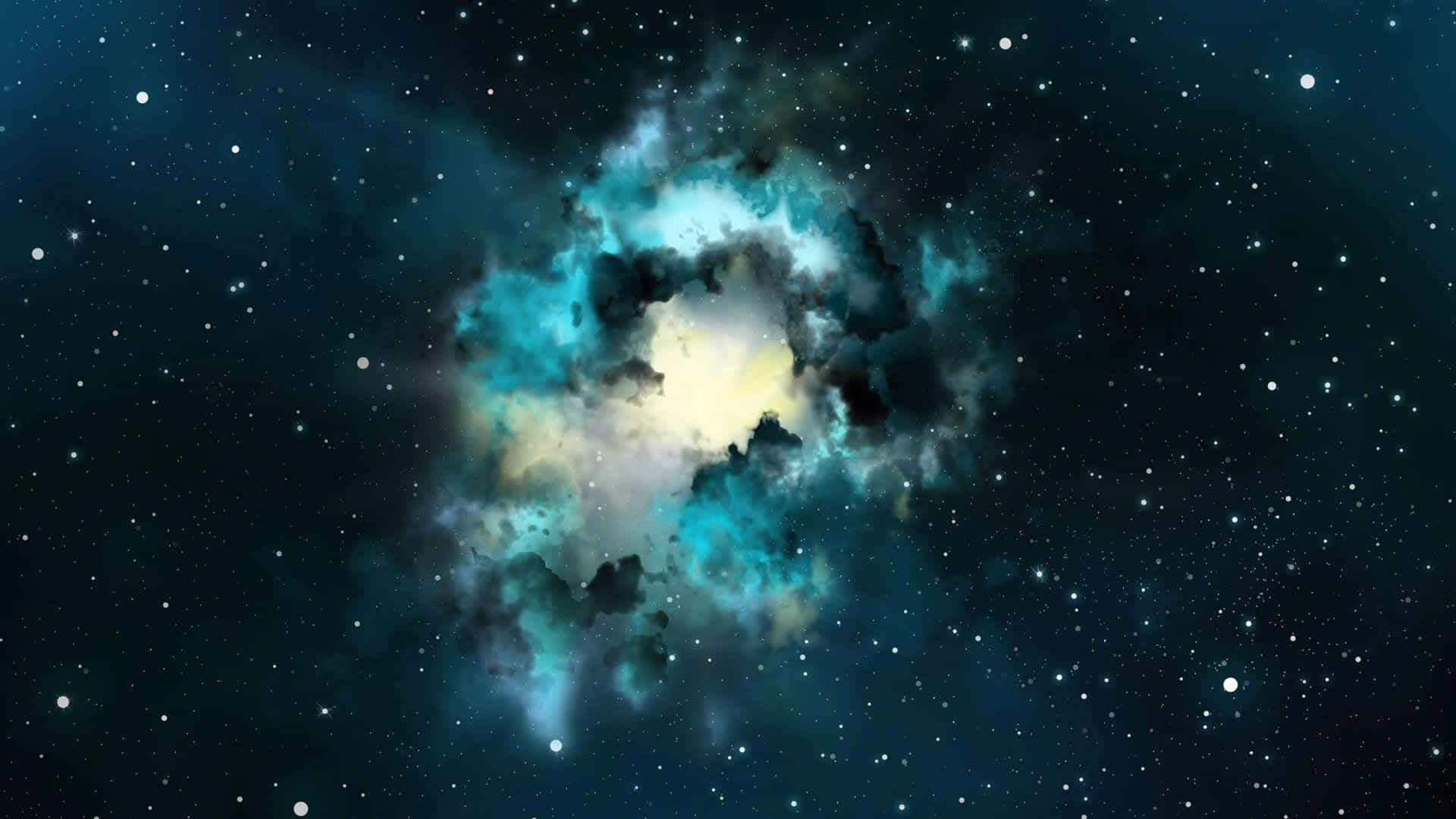 Bright Nebula Real Space Wallpaper