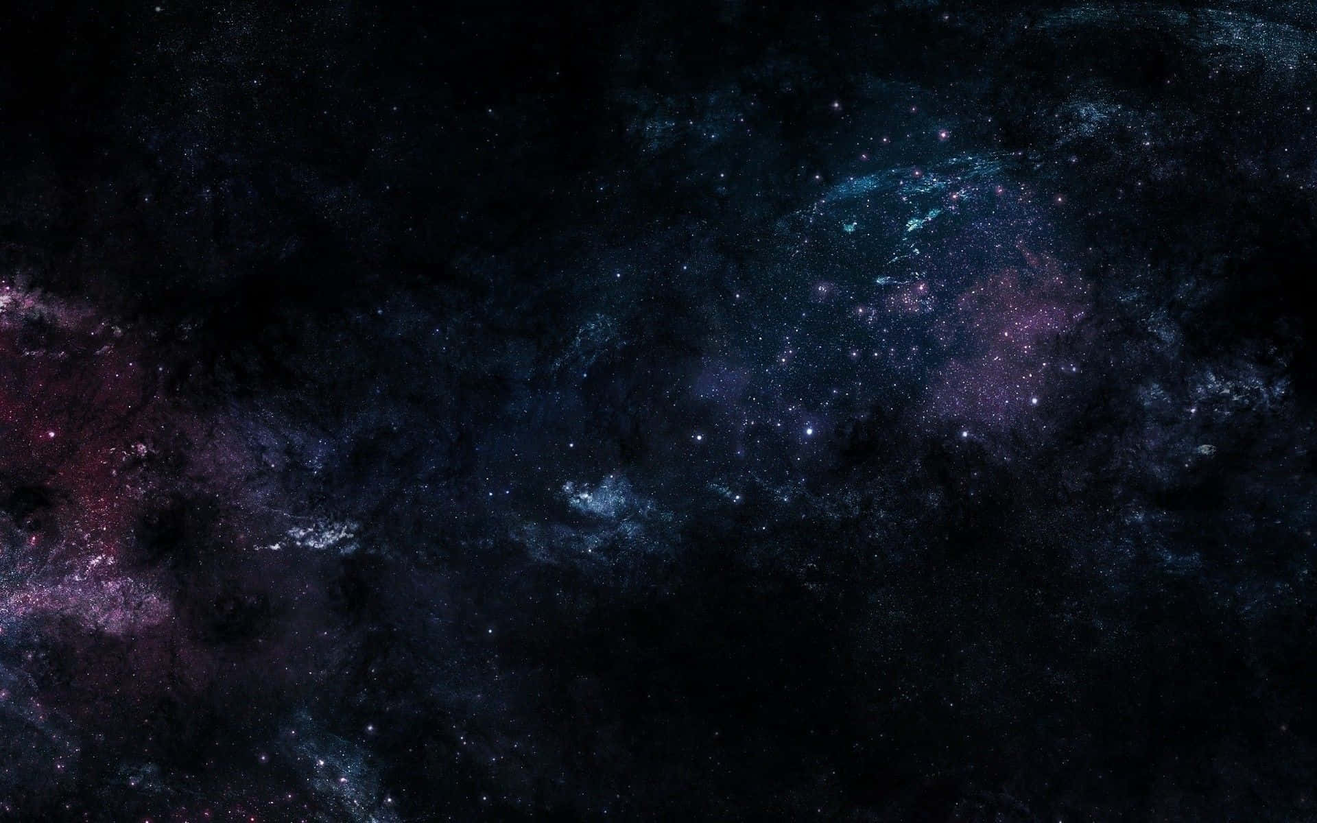 Storslået billede af blå jord oven på en hav af stjerner i rummet Wallpaper
