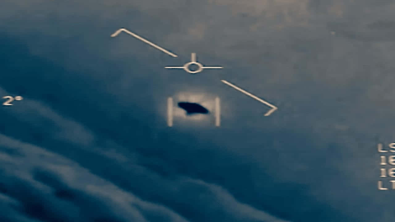 Real UFO Colored Footage Picture