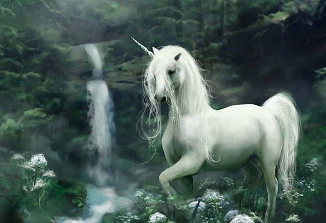"A Magical Sight - A Real Unicorn in Full Color"