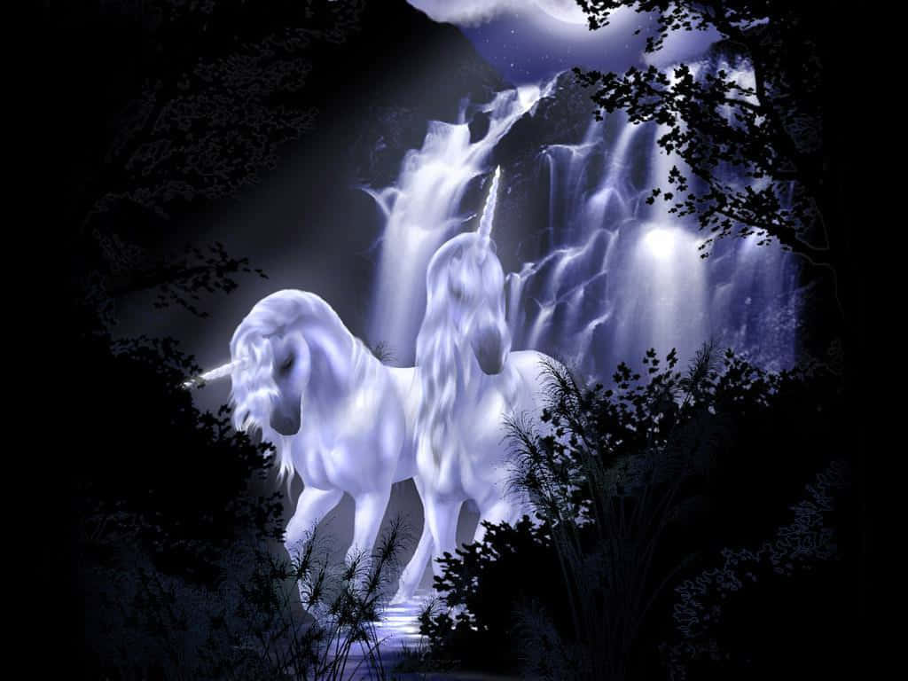 Let your imagination soar with a beautiful real unicorn. Wallpaper