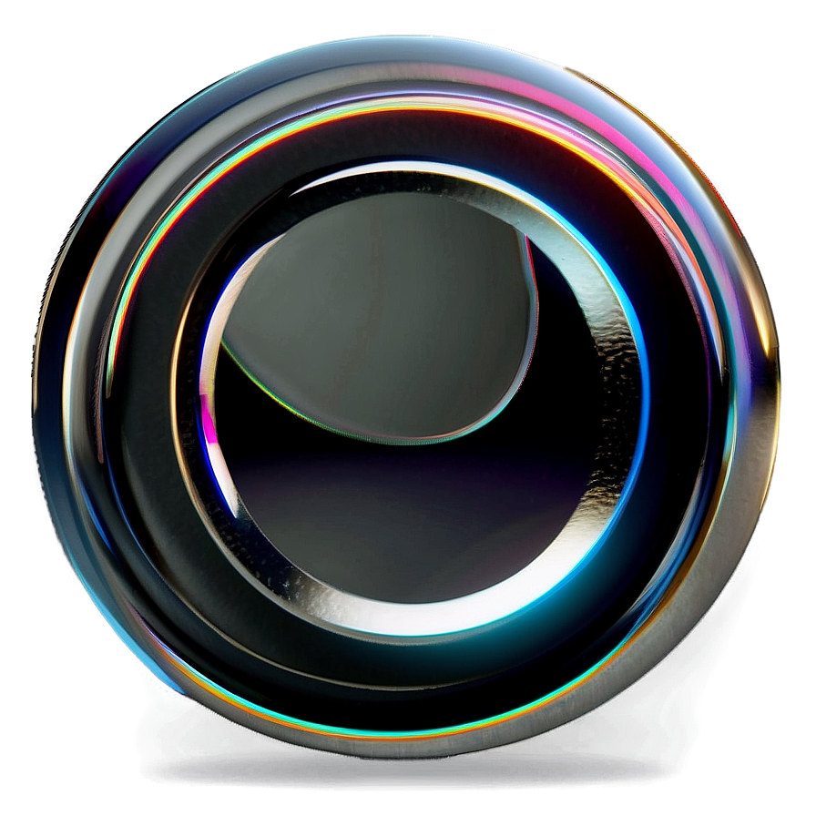 Realistic 3d Circle Render Png Tol PNG
