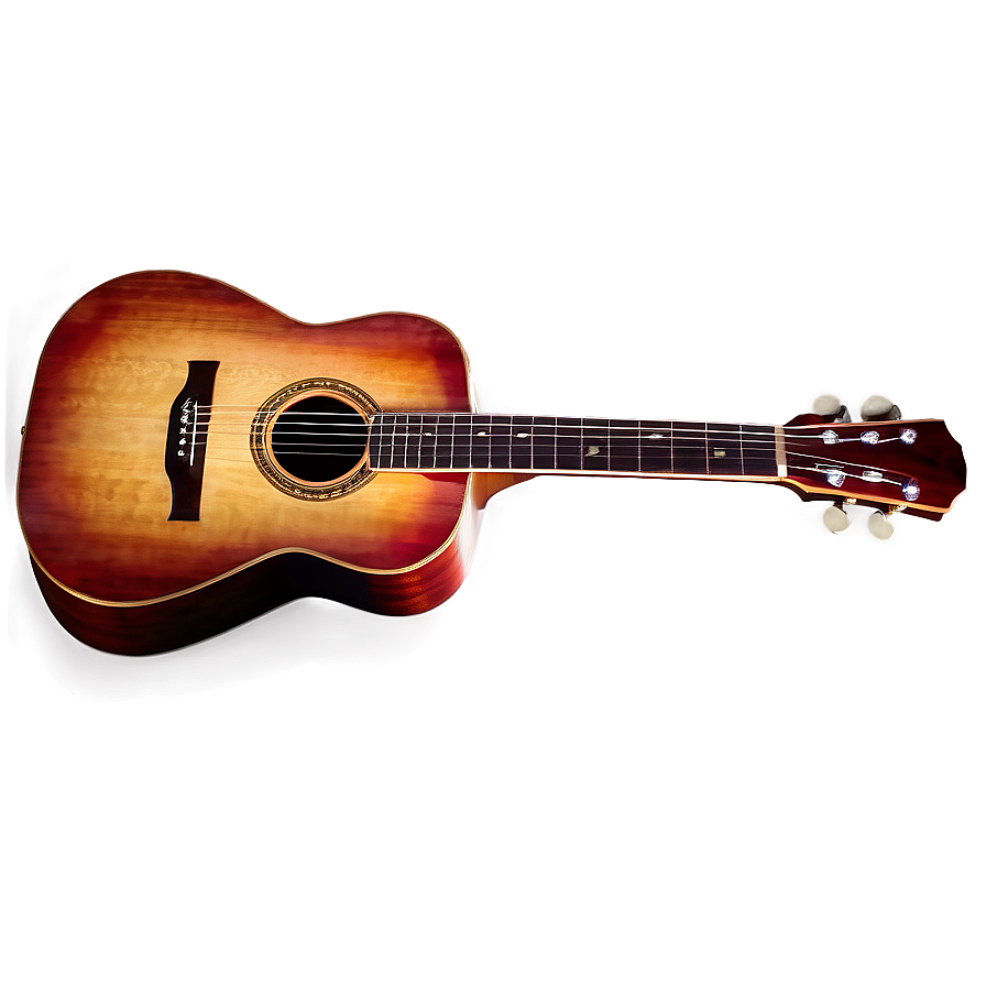 Download Realistic Acoustic Guitar Art Png Tye65 | Wallpapers.com