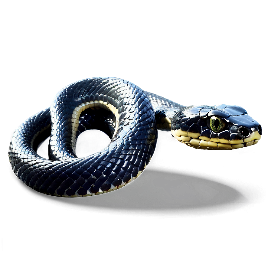 Realistic Black Snake Design Png Lkq PNG