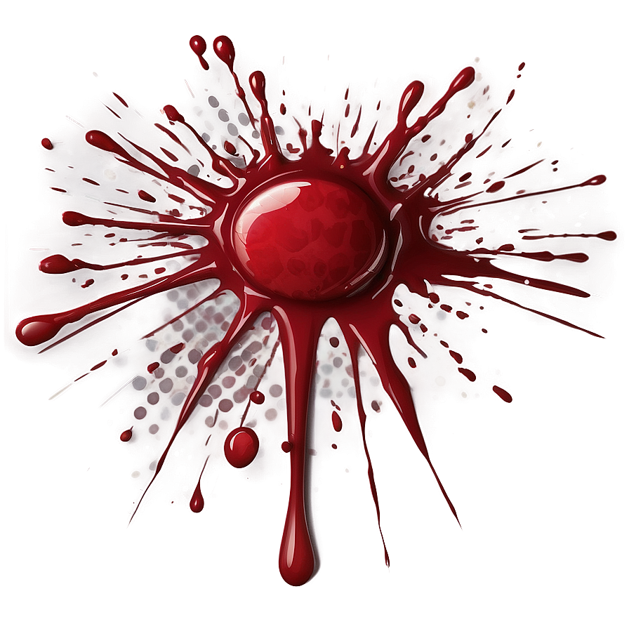 Realistic Blood Splatter Design Png 65 PNG