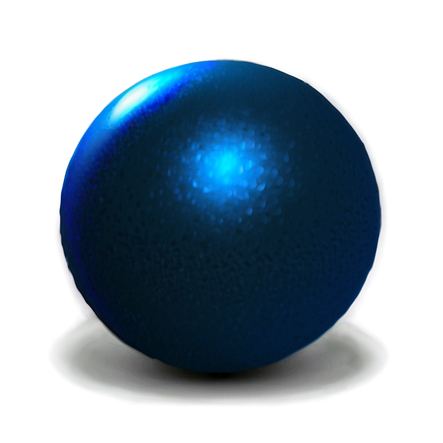 Realistic Blue Ball Png 06132024 PNG