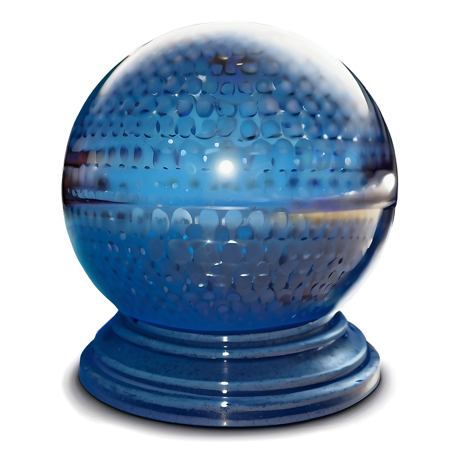 Realistic Blue Ball Png Yvw24 PNG