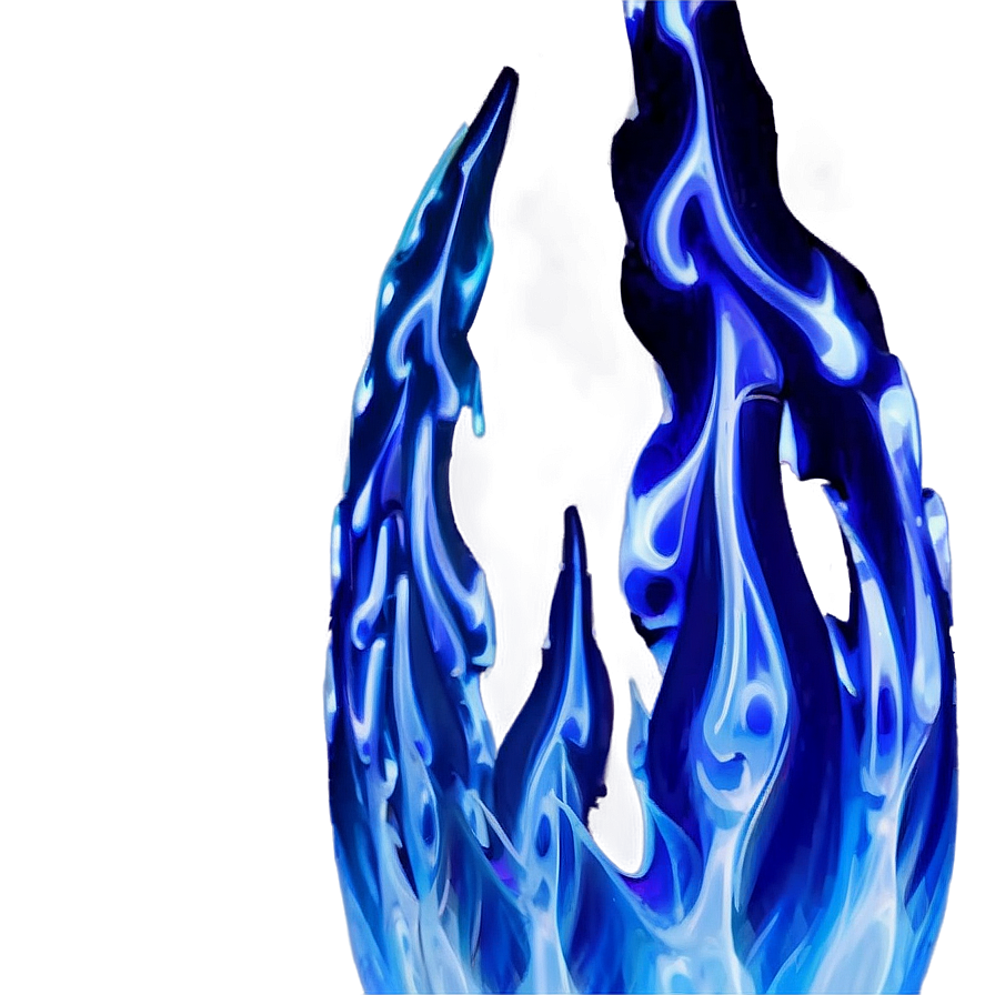 Download Realistic Blue Flames Png Fbk39 | Wallpapers.com