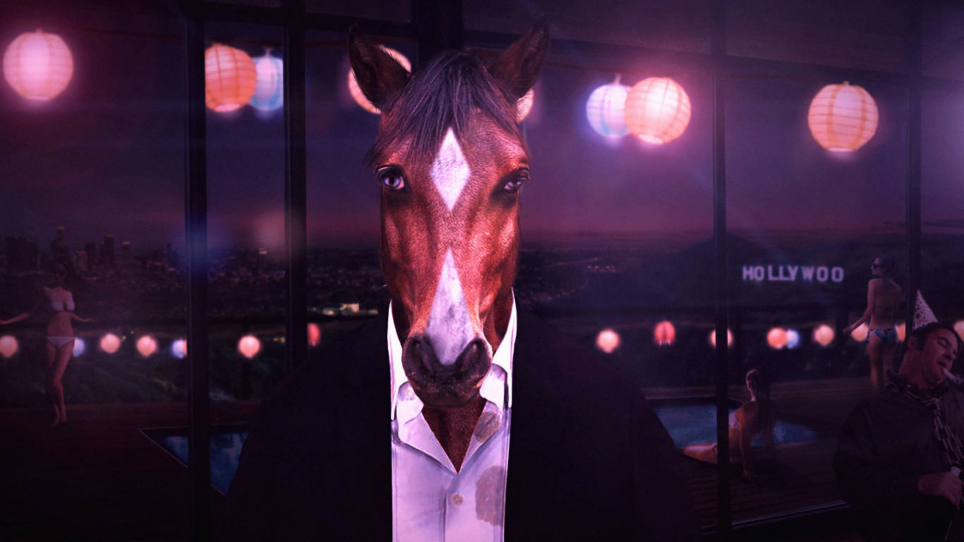 Realistic Bojack Horseman Digital Art