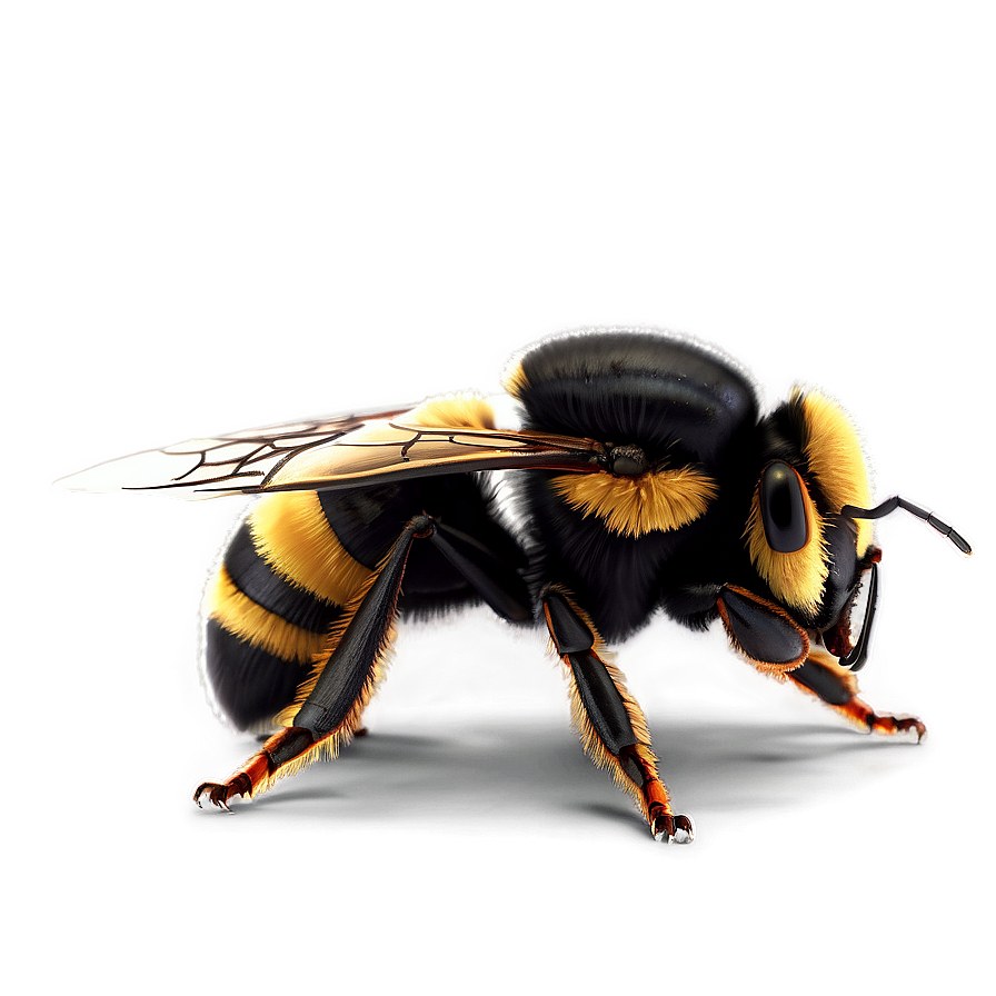 Realistic Bumblebee Insect Png 40 PNG