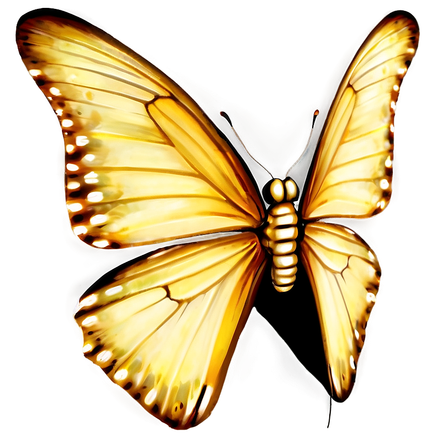 Realistic Butterfly Outline Png 05252024 PNG