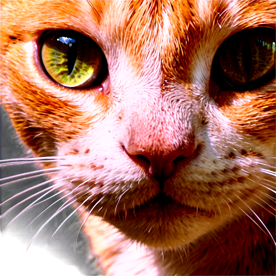 Realistic Cat Head Drawing Png 06132024 PNG