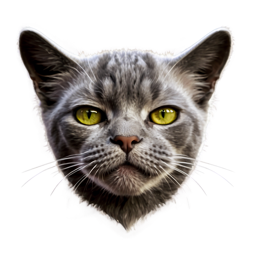 Realistic Cat Portrait Png C PNG