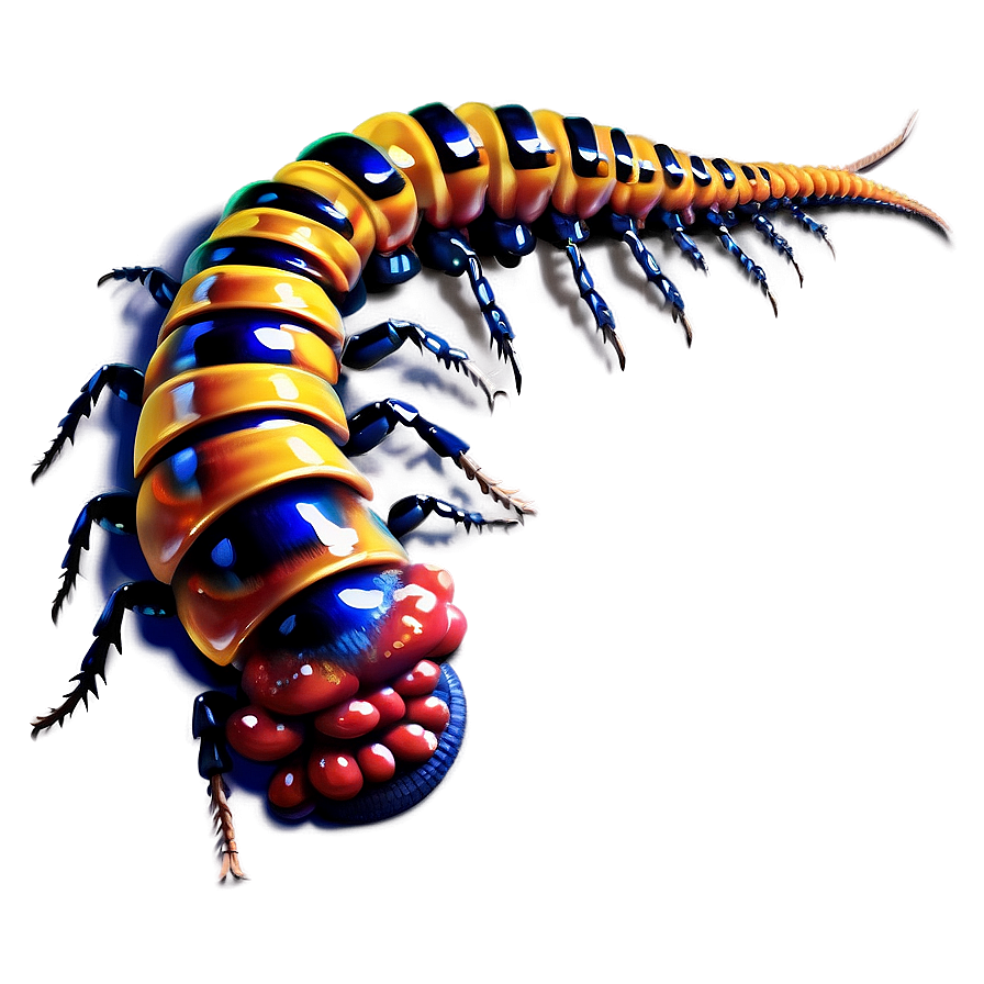 Download Realistic Centipede Art Png Djw86 | Wallpapers.com