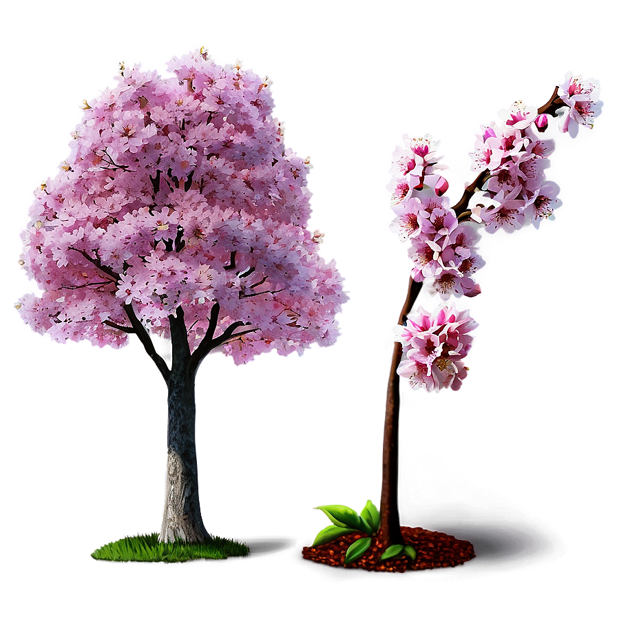 Realistic Cherry Tree Png Hif PNG