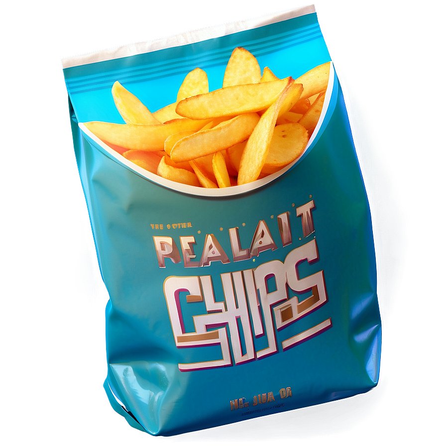 Realistic Chips Bag Png 4 PNG