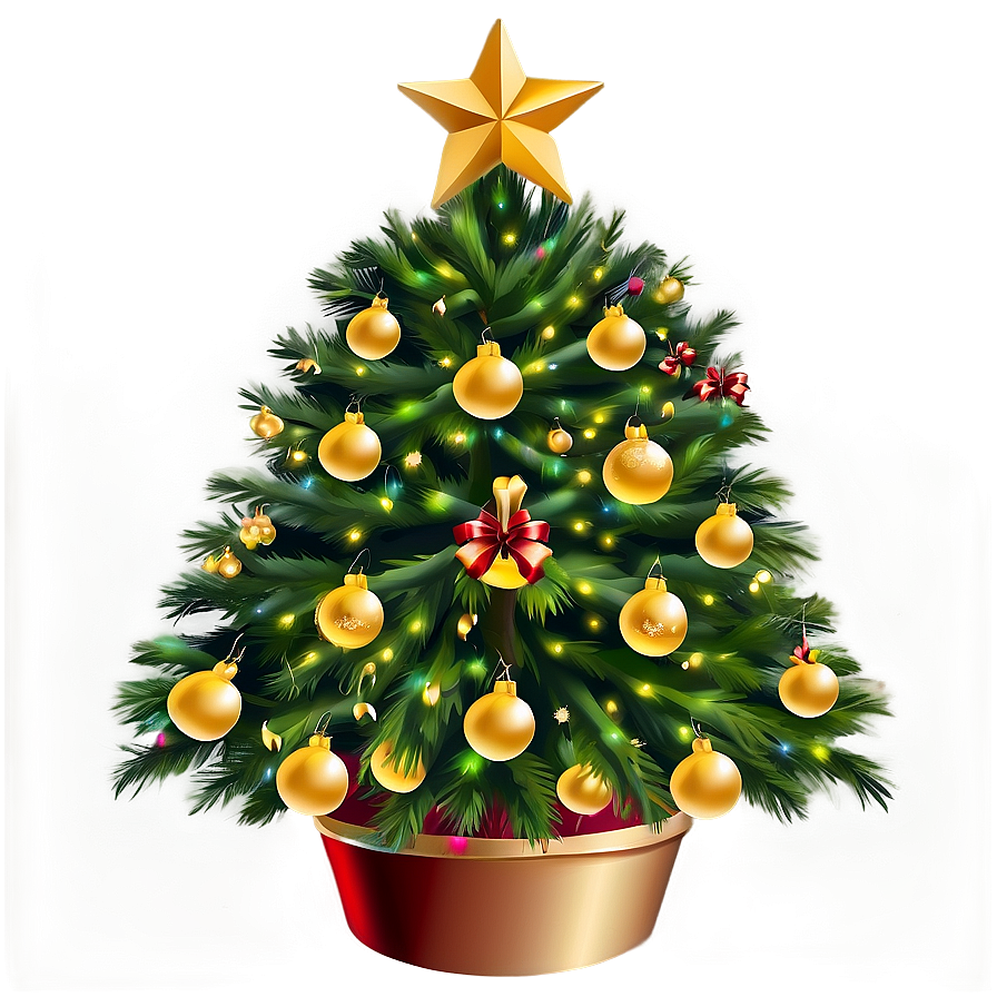 Realistic Christmas Tree Png Cbp PNG