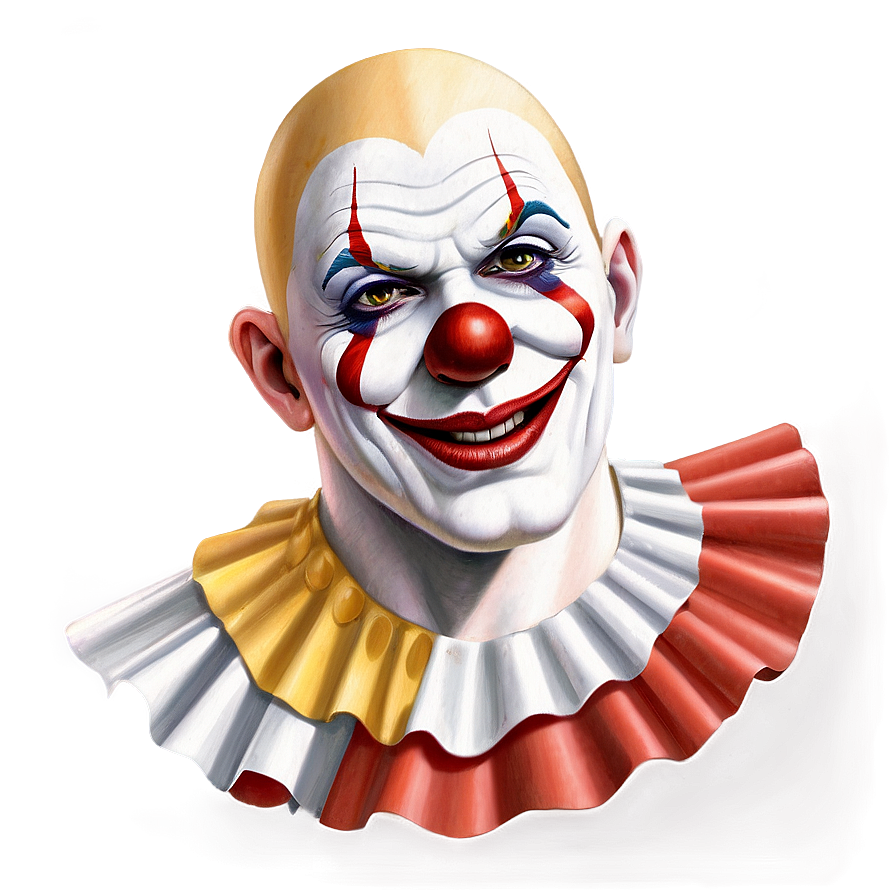Realistic Clown Face Drawing Png Dme2 PNG