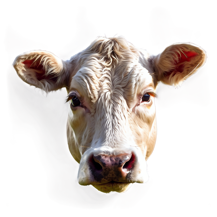 Realistic Cow Head Drawing Png Mex29 PNG