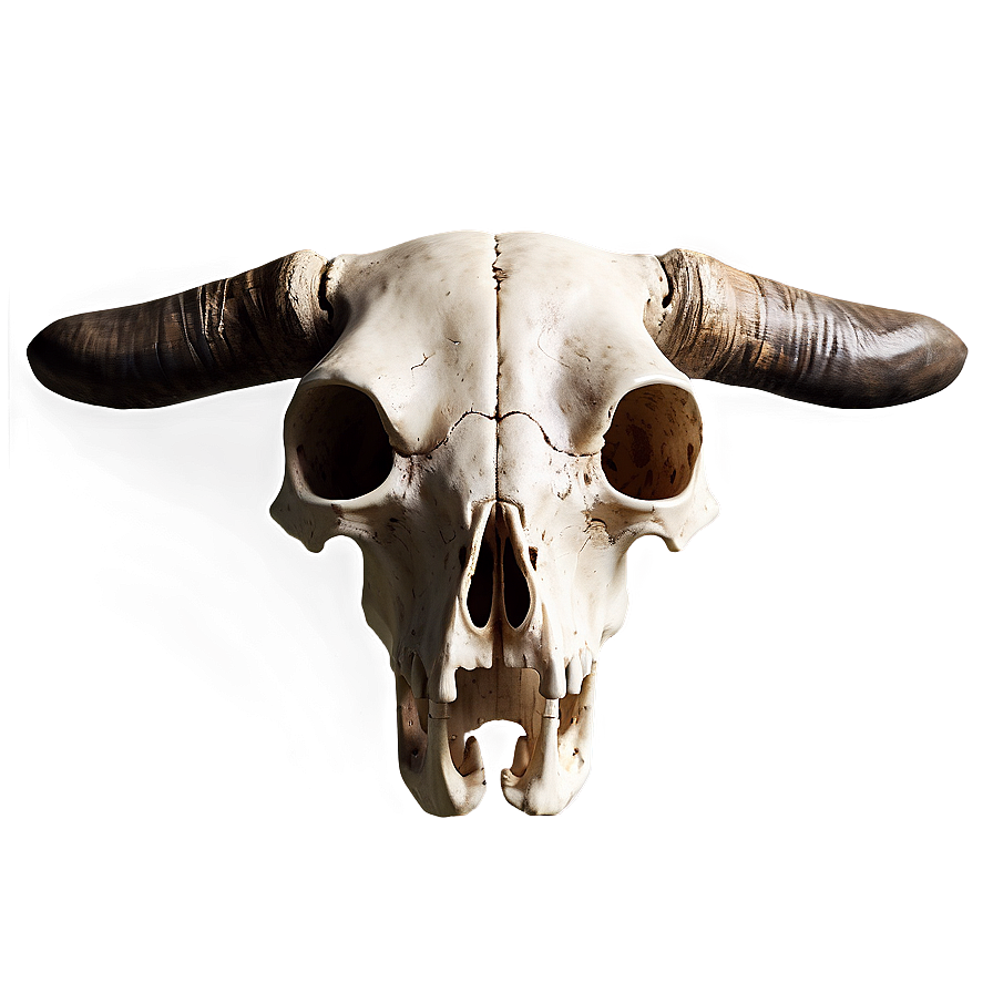 Realistic Cow Skull Render Png 06132024 PNG