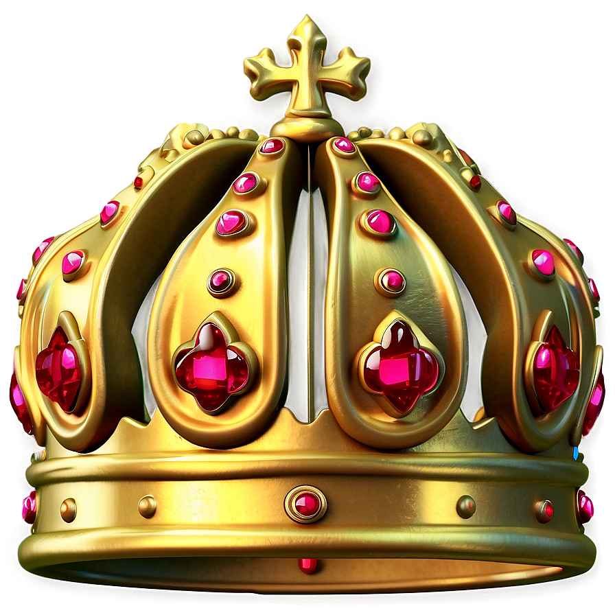 Realistic Crown Rendering Png Bns PNG